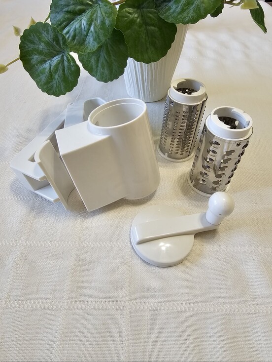 Other - Handheld Grater with Interchangeable Stainless Steel Drums